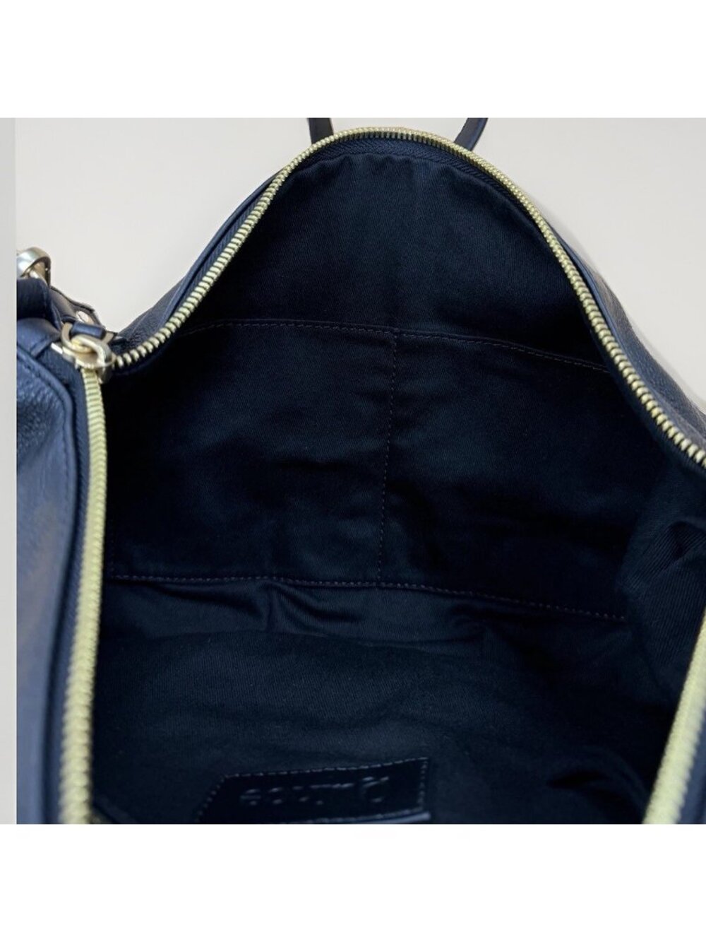 Quince Italian Leather Convertible Crescent Shoulder Bag With Crossbody Strap - Picture 6 of 16